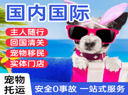 莫高机场邮寄国际宠物托运 【国